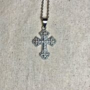 Essential Cable Chain with Flared Iced Cross